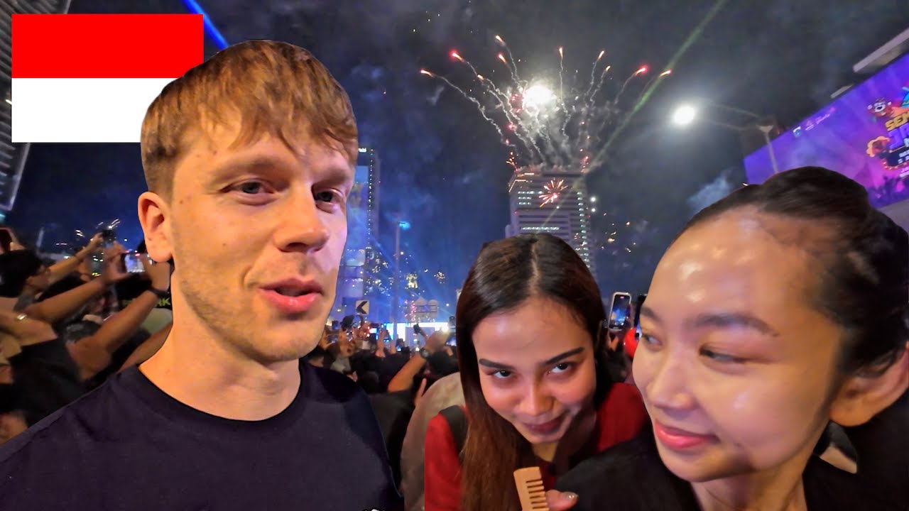 Мой первый Новый год в Джакарте, Индонезия 🇮🇩 (сумасшедший фейерверк!😅)