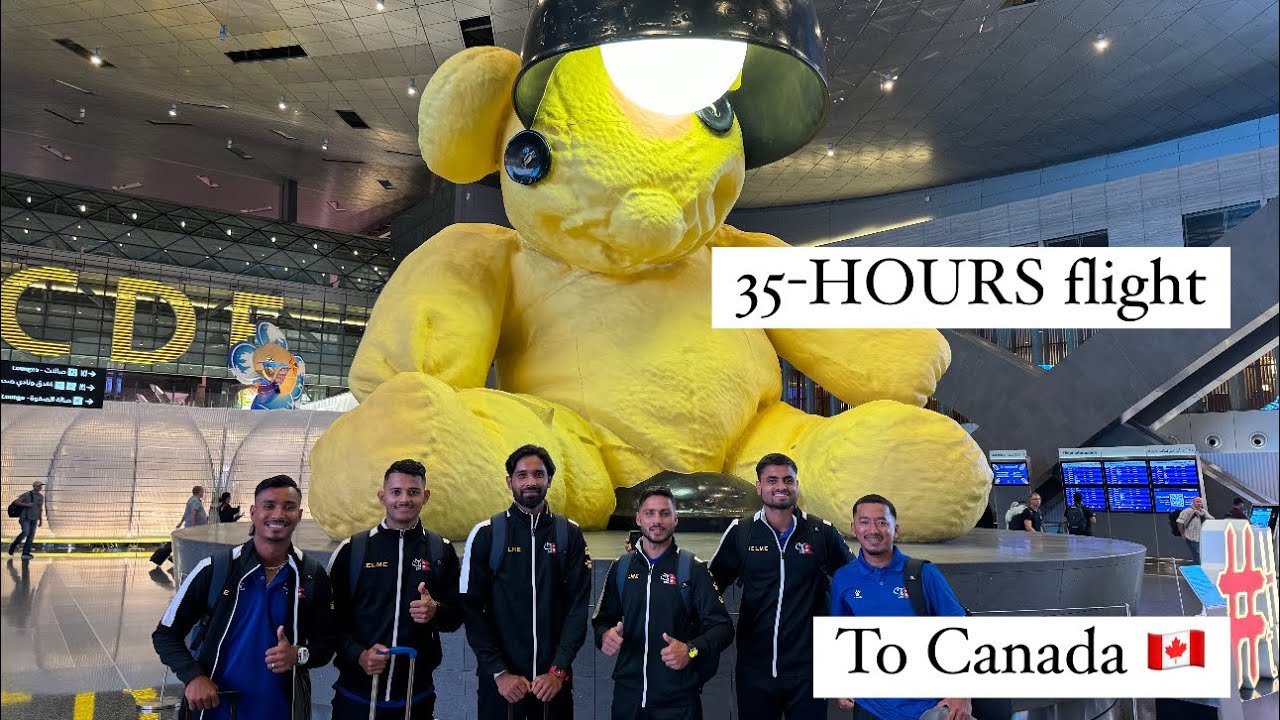 THIS IS IT ! FLIGHT DAY!! TRAVEL TO CANADA 🇨🇦 !! 34- hours flight ✈️ 🫣! (Travel Vlog )