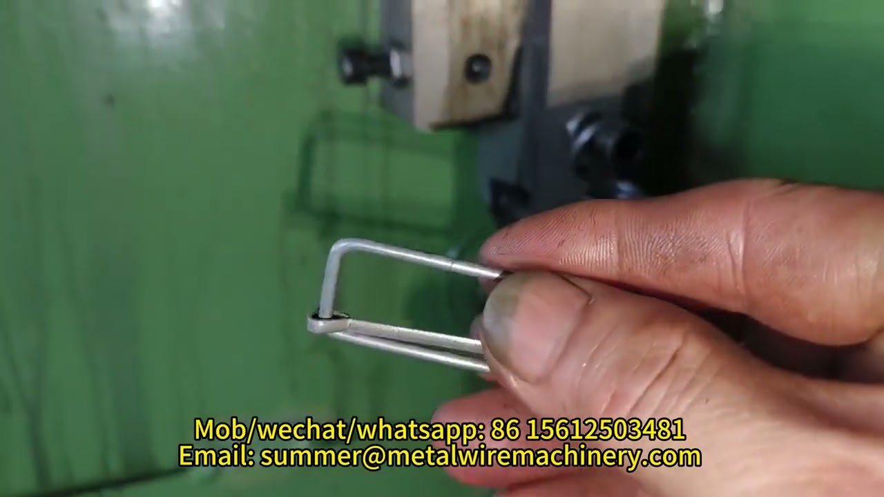 Automatic Metal Bag Strap Belt Adjustable Buckle Bending Machine#bagbuckle#beltbuckle#bucklemachine
