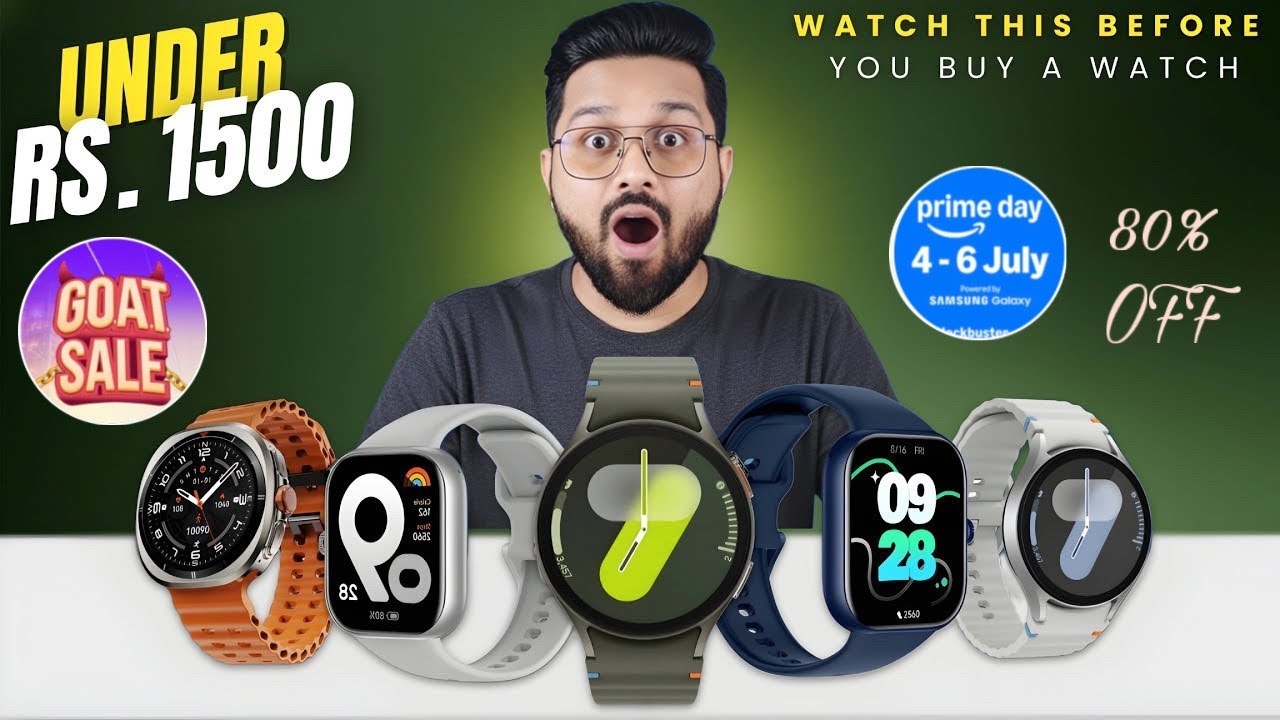 STOP buying Trash⚡️5 Best Smartwatch Under 1500 On Amazon & Flipkart GOAT Sale-Smartwatch Under 2000