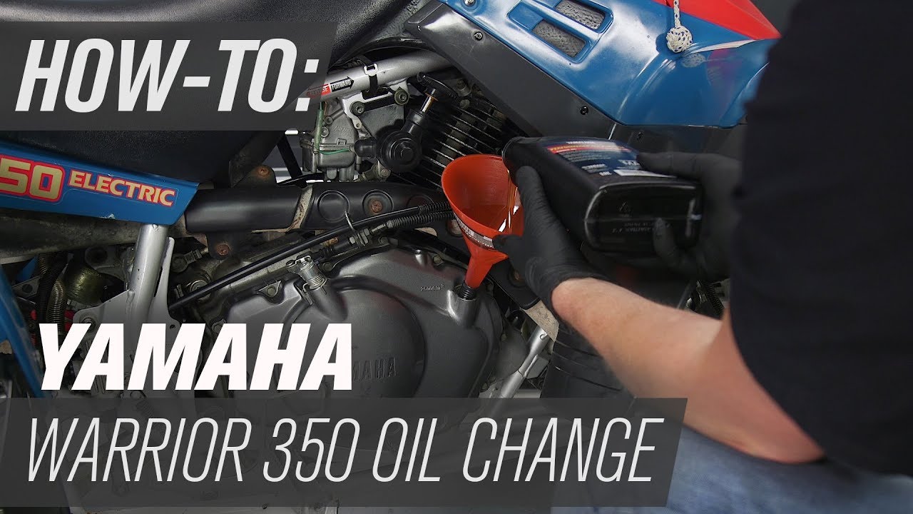 Yamaha Warrior 350 | Замена масла