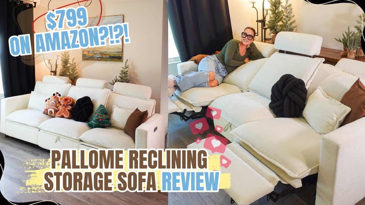 AMAZON Reclining Sofa REVIEW, BUDGET furniture STEAL OR FLOP? Pallome Home Furniture