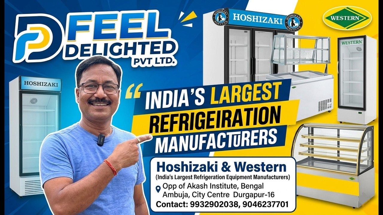Feel Delighted PVT Ltd.  Display of Hoshizaki And Western @durgapurcityofficial 