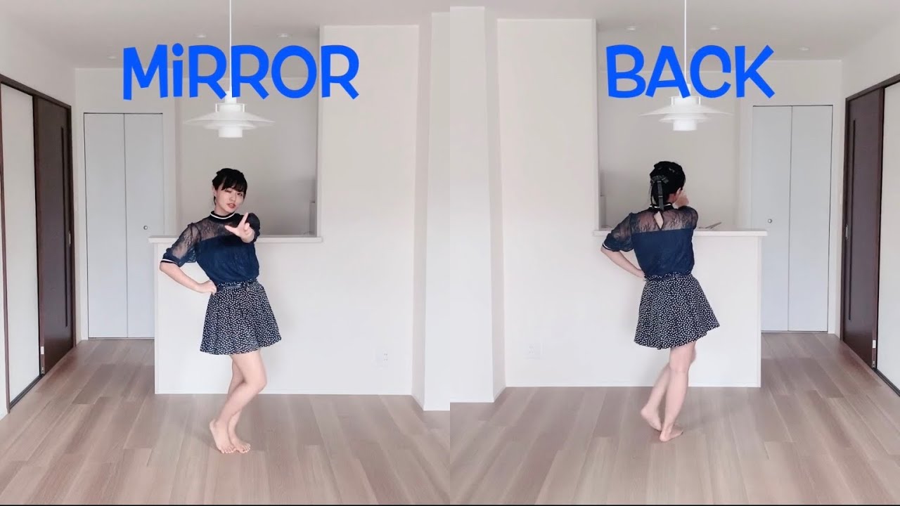 【デレステ】無重力シャトル ダンス練習用【反転背面】