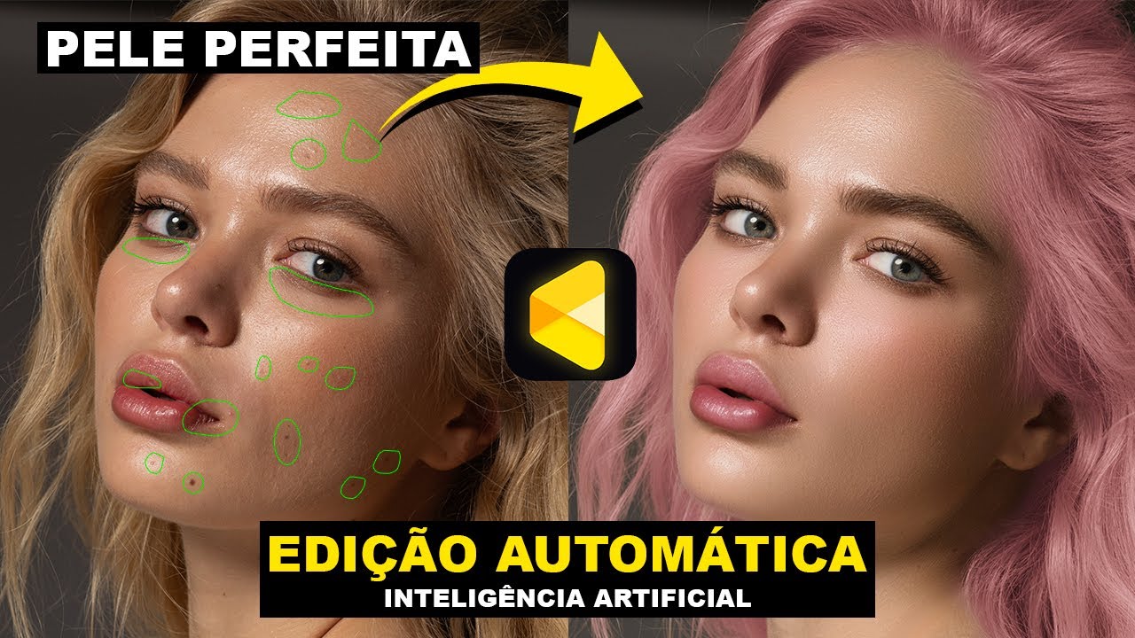 TRATAMENTO DE PELE Automático com Inteligência Artificial - EVOTO AI, separação de frequências