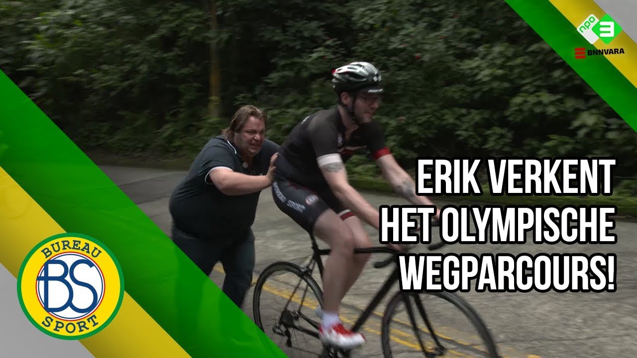 Erik fietst in Rio de Janeiro alvast het Olympische wegparcours