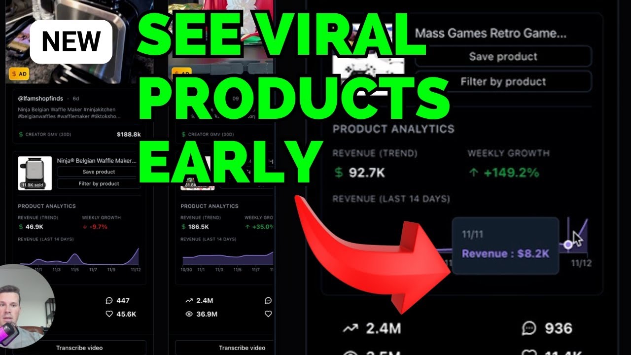 how to find viral Product Analytics on TikTok shop products (daily virals)
