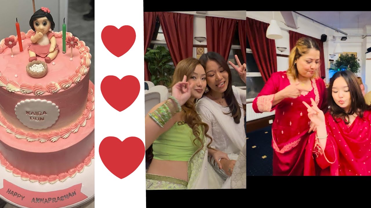 Bhaat Khulai of Kaira chori! UK Vlog!🥰💐🎂