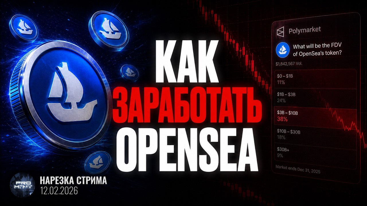 OpenSea ждёт провал, как заработать в крипте 2026