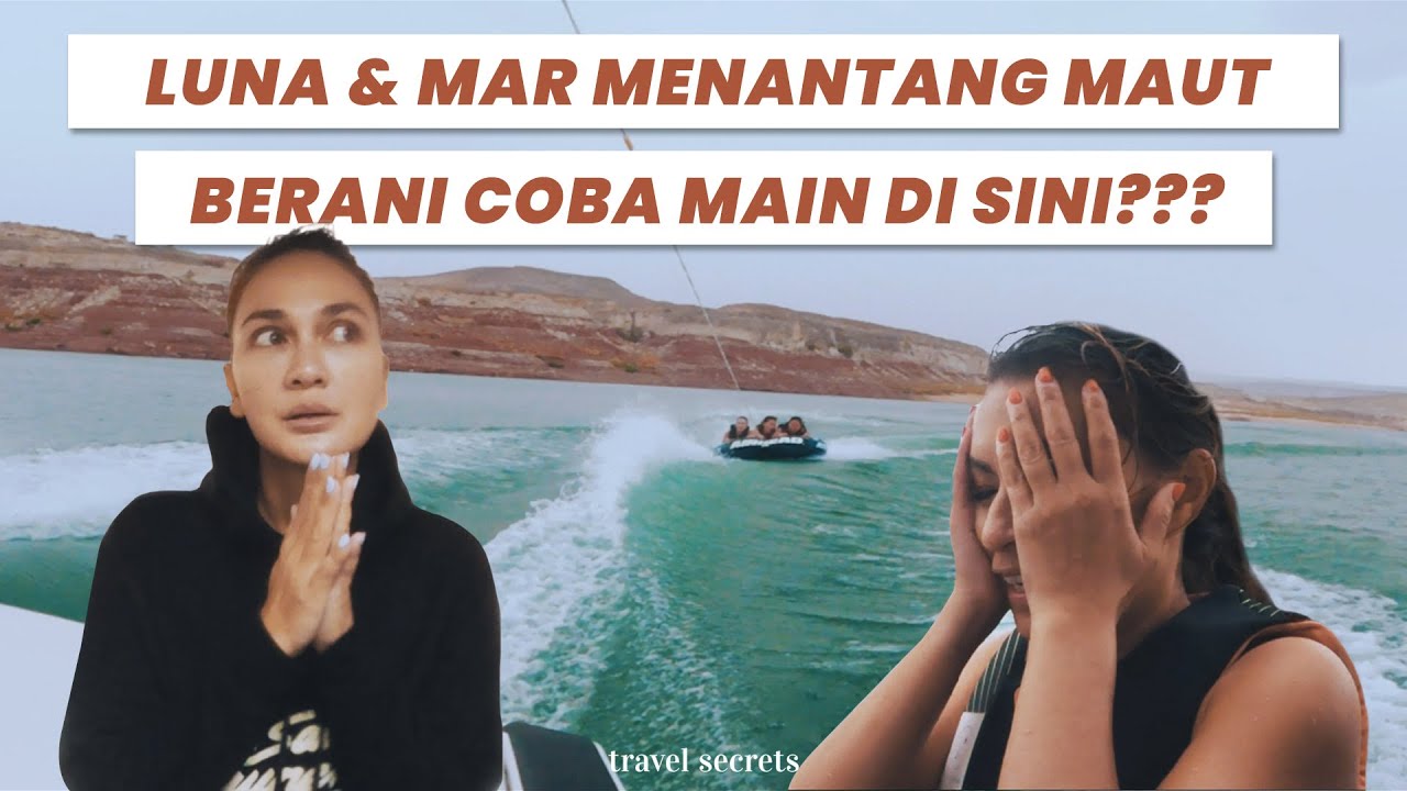 Ketegangan Luna Maya, Marianne, Paula Menerjang Badai di Lake Powell, Arizona, Amerika
