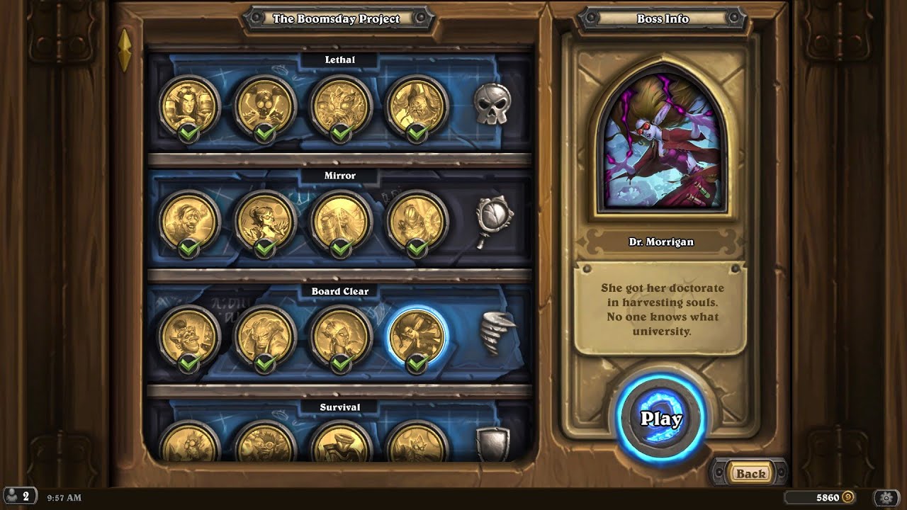 The Boomsday Project in 2024 Puzzle Board Clear Dr. Morrigan