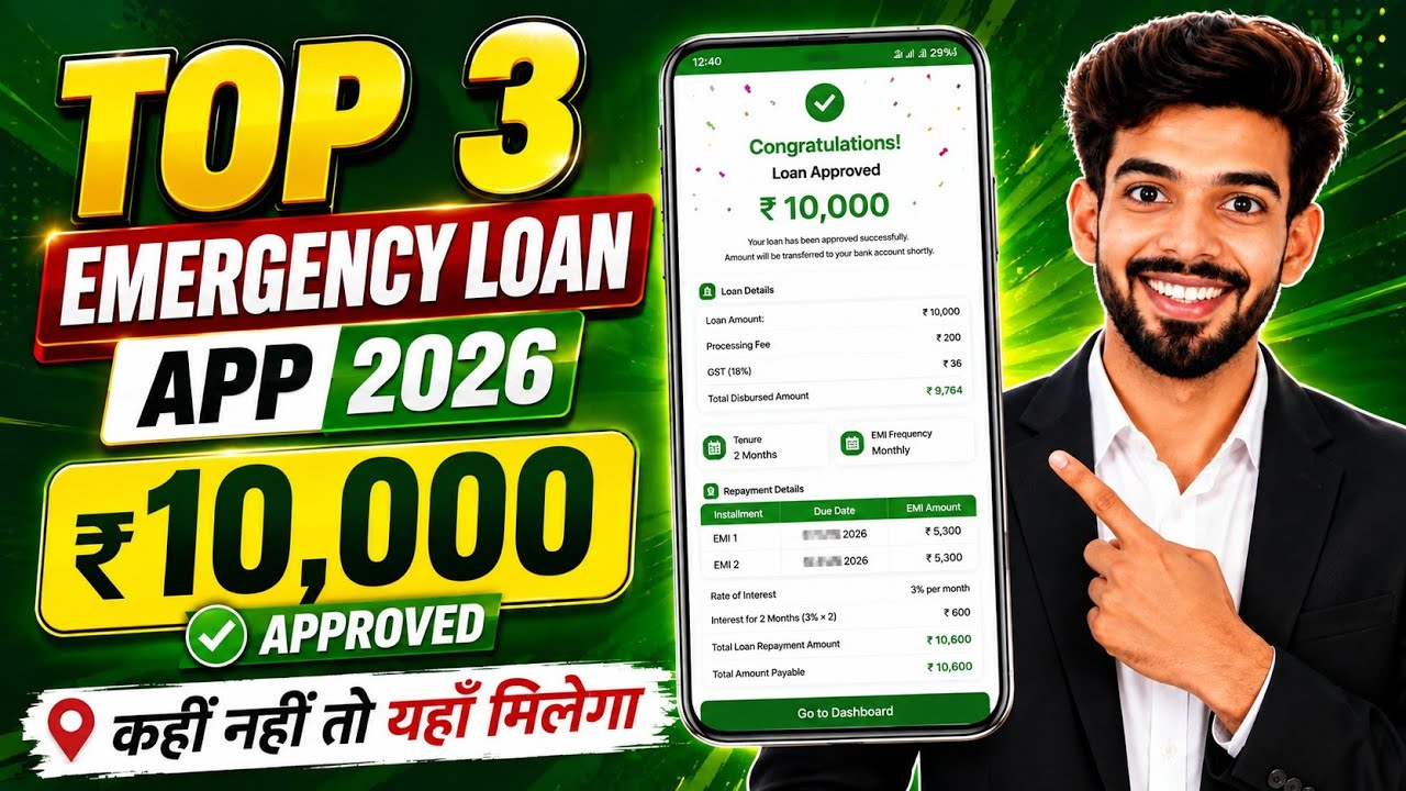 Top 3 Instant Loan Apps for Low Cibil 2026 | How to Get Loan with Low Cibil Score | NBFC Loan Apps
