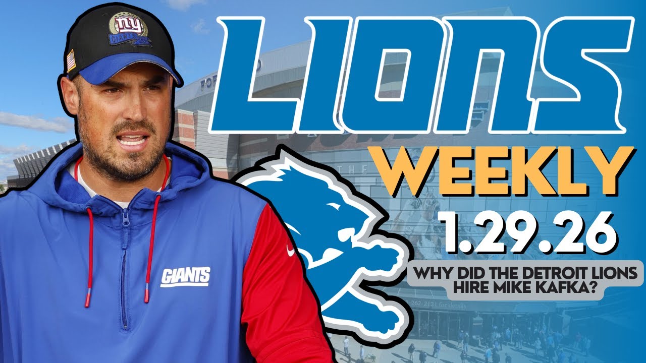 Detroit Lions Weekly 1.29.26:Why Was Mike Kafka Hired?