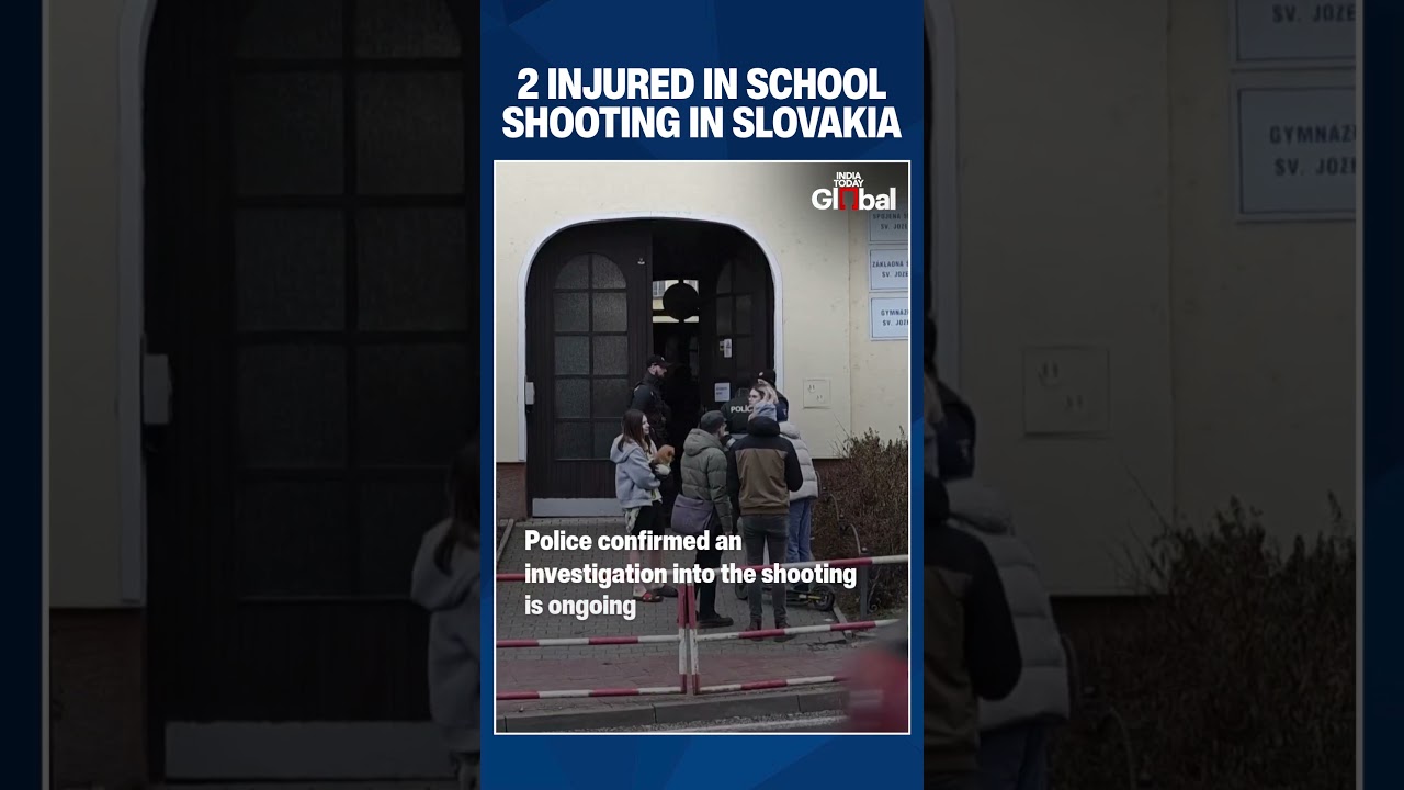 School Panic in Slovakia After Student Fires Airsoft Gun Injuring Classmates |#shorts
