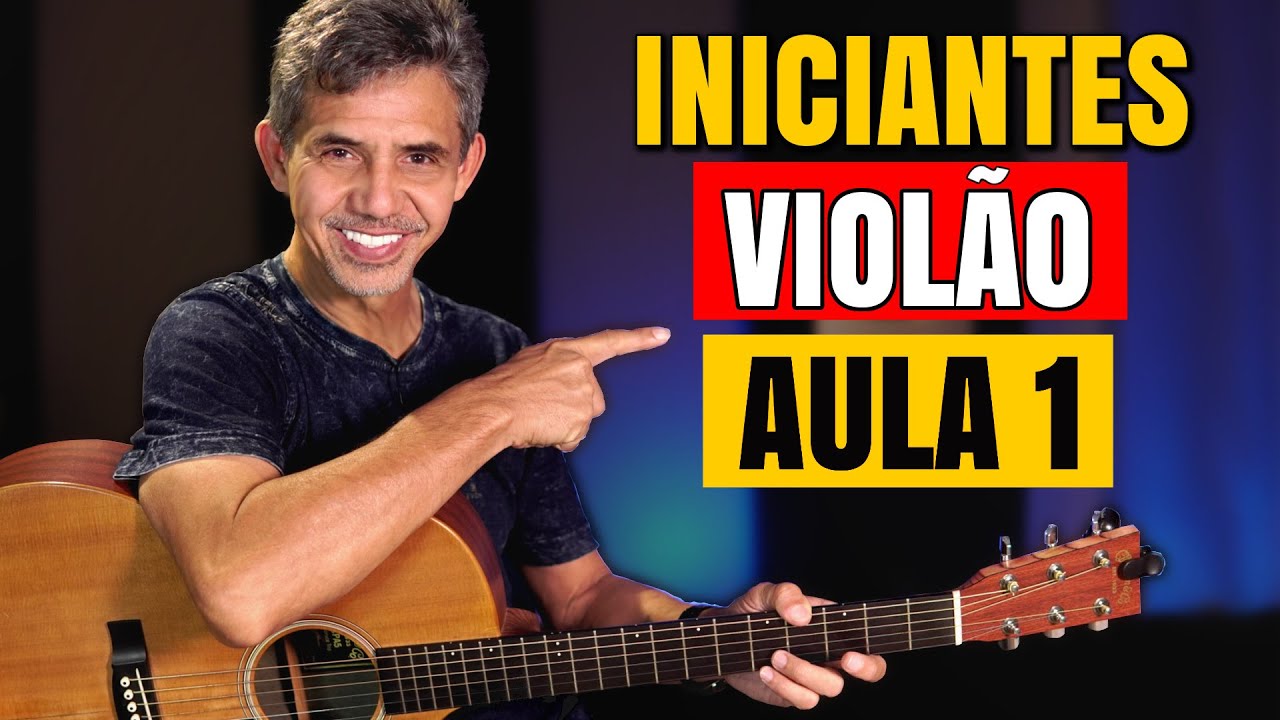 Li&ccedil;&atilde;o para INICIANTES - SUA PRIMEIRA AULA DE VIOL&Atilde;O  (Em Asus2 )  Prof. Sidimar Antunes
