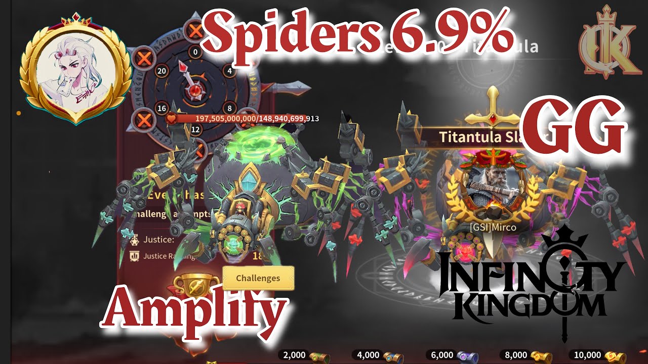 Infinity Kingdom - spider / Amplify ( new record )