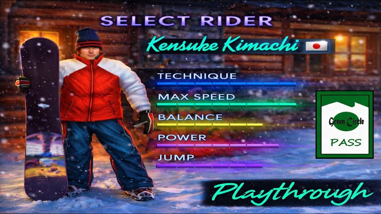 Kensuke Kimachi | Match Race | 1080° Snowboarding N64 | Normal