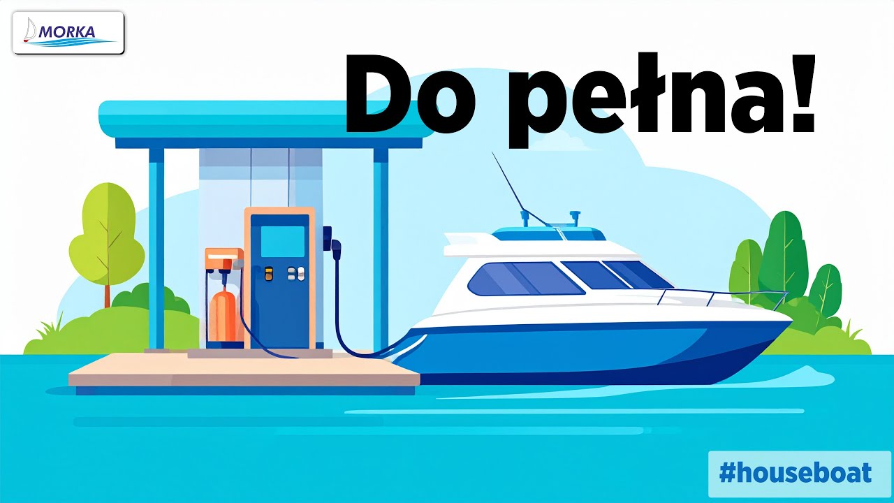 Czy łatwo zatankować łódkę na wodzie? #houseboat