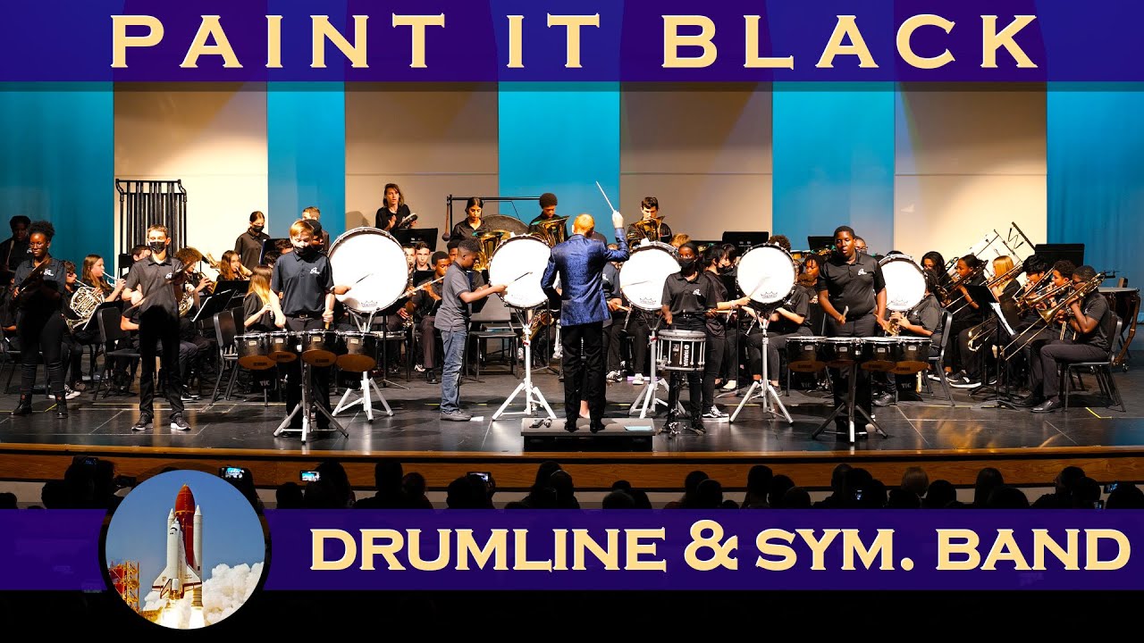 Paint it Black (CMMS Drumline & Symphonic Band 2022 End of the Year Concert) 4K