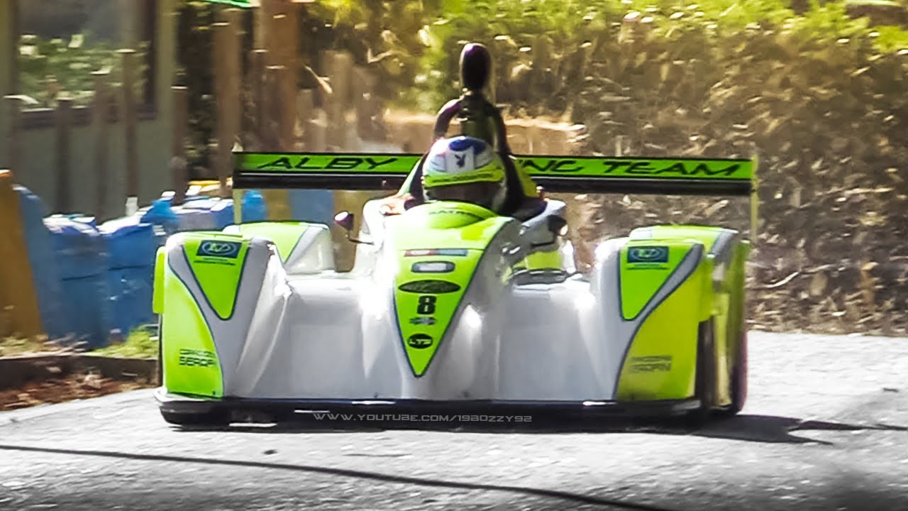 Gloria C8P Evo Prototype w/ Suzuki Hayabusa Engine in action on Hillclimb & on Track!