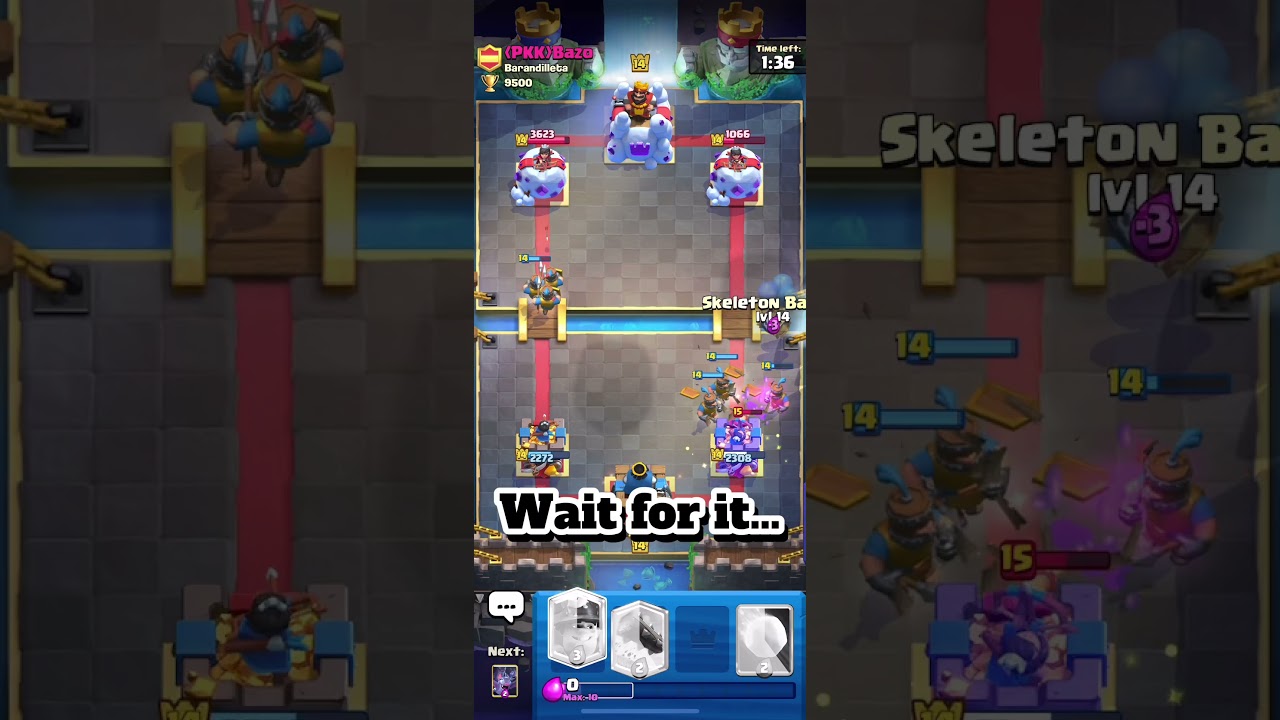 The Average Clash Royale Mid-Ladder Experience🤔💀😭 #clashroyale #shorts #funny #memes #brainrot