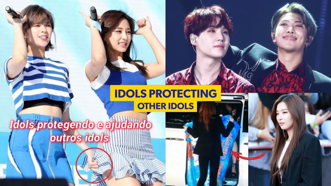 KPOP Idols Ajudando E Protegendo Outros Idols