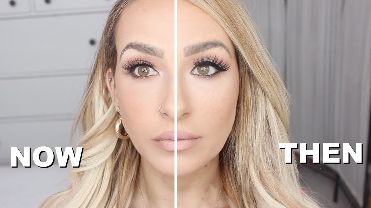 HOW I USED TO DO MY MAKEUP VS NOW