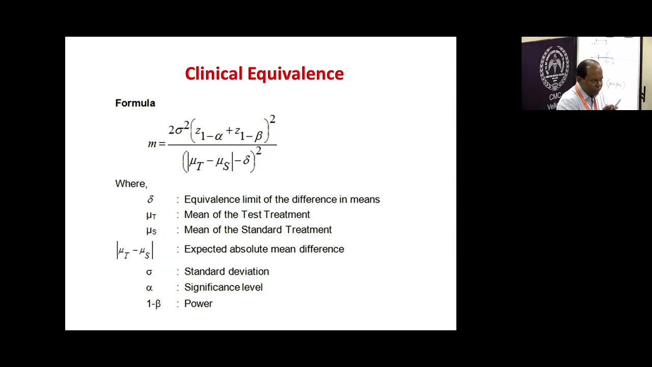 Sample Size Calculation - Dr. L.Jeyaseelan