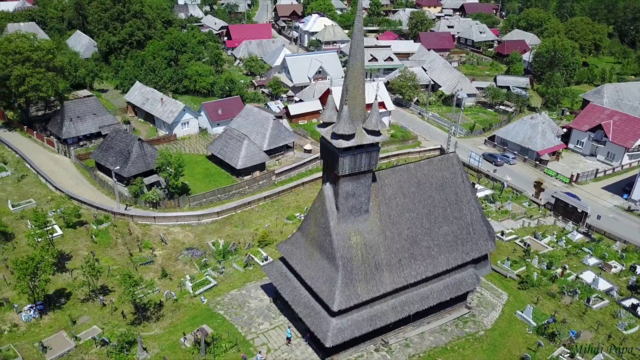Sufletul Maramuresului - Manastirea Barsana si Biserici de lemn - filmare aeriana
