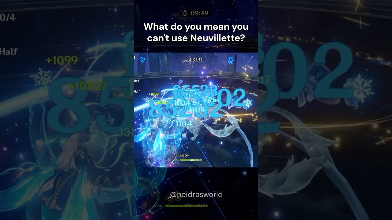 Neuvillette in 5.3 Abyss is good! #genshinimpact #neuvillete #abyss #genshin