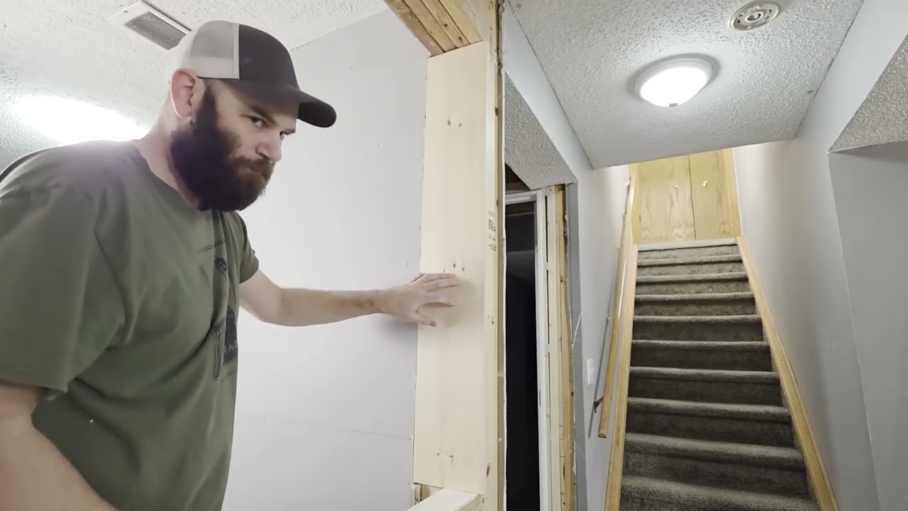 Built in Bluray/DVD shelving (Basement Main Room Part 4)