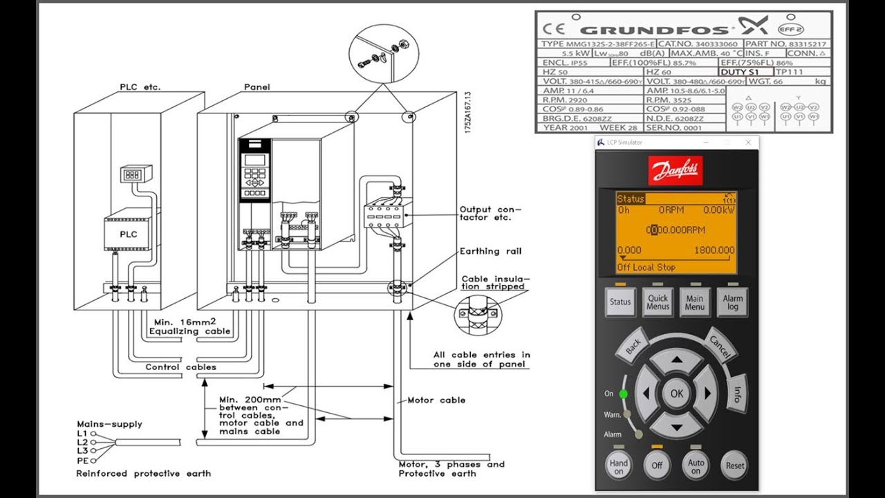 Basic Danfoss VFD Configuration & Parameter Setup