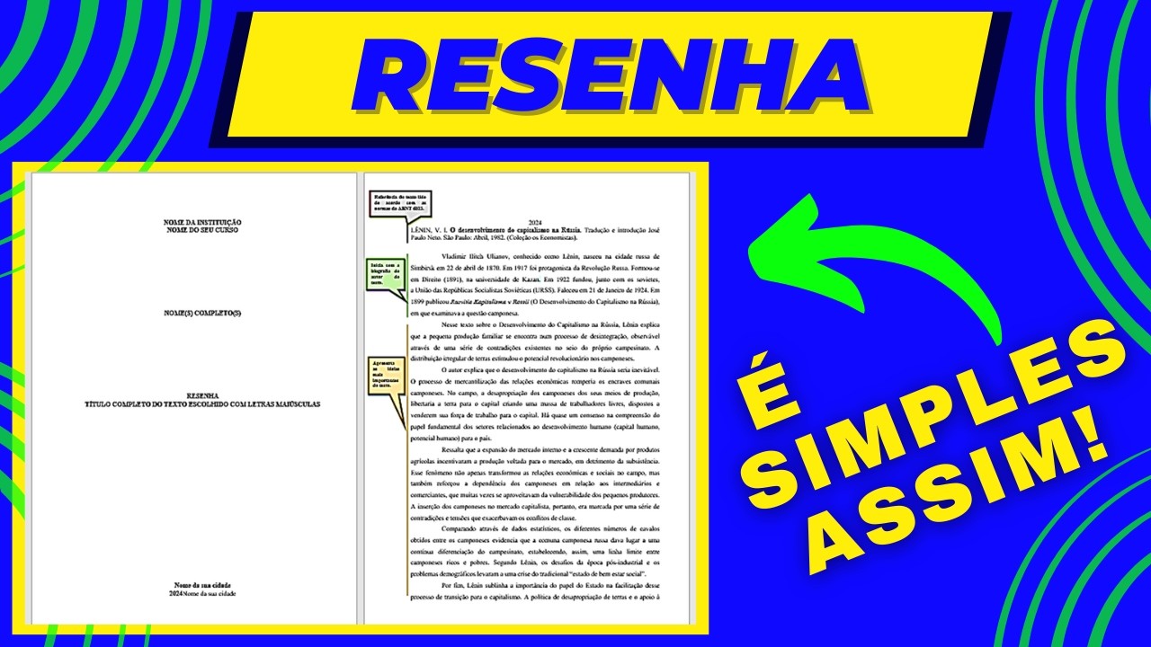 Como Fazer uma Resenha: Passo a Passo.