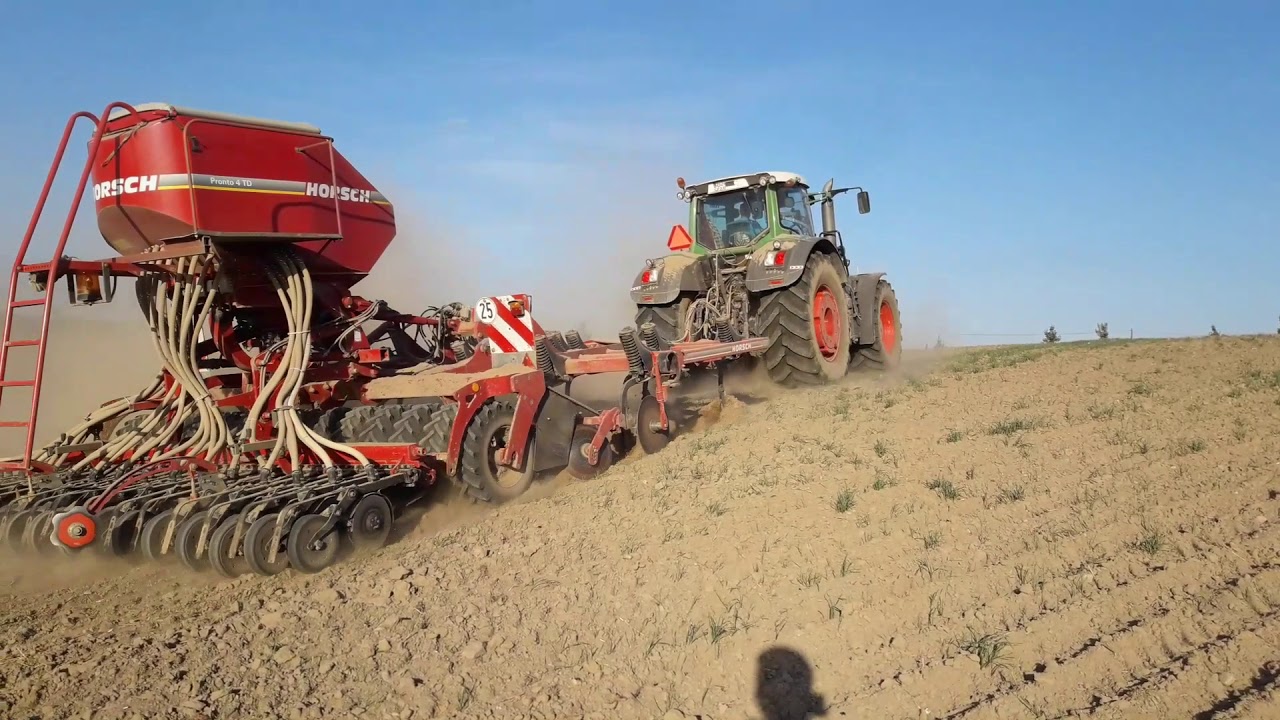 Siew Pszenżyta 2018 [ NA PUSTYNI ] Fendt 936 + Horsch Pronto 4 TD