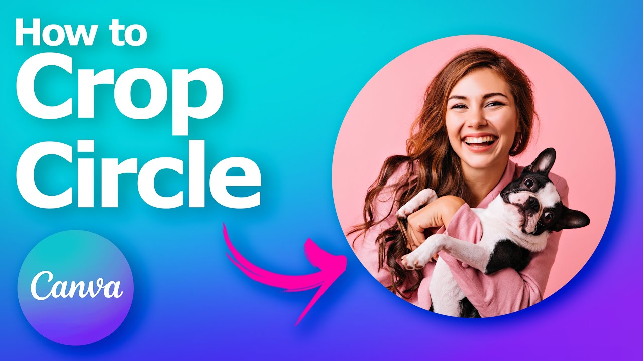 Как сделать круглое фото в Canva для начинающих