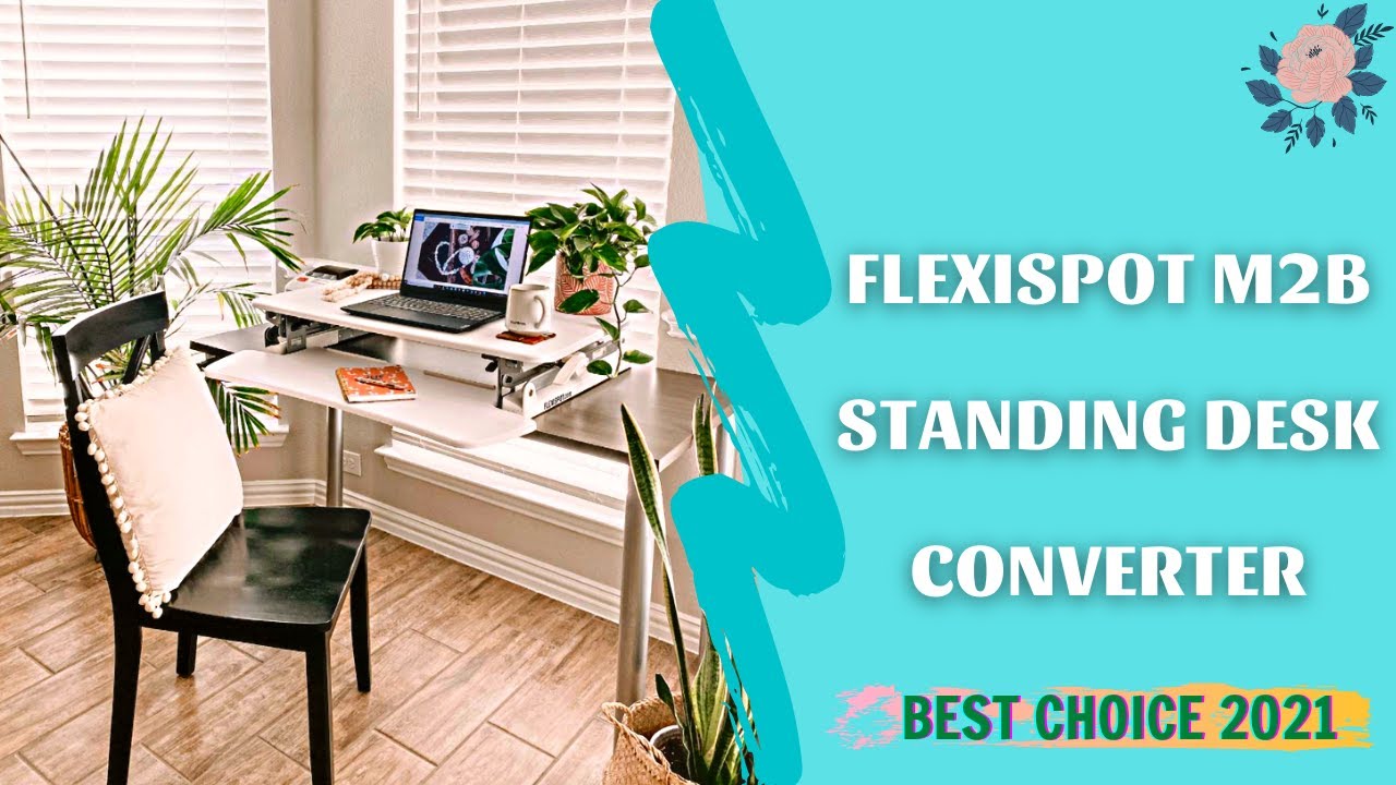 FlexiSpot M2B Standing Desk Converter - 35 Inch Review & User Manual | Top Standing Desk Converter