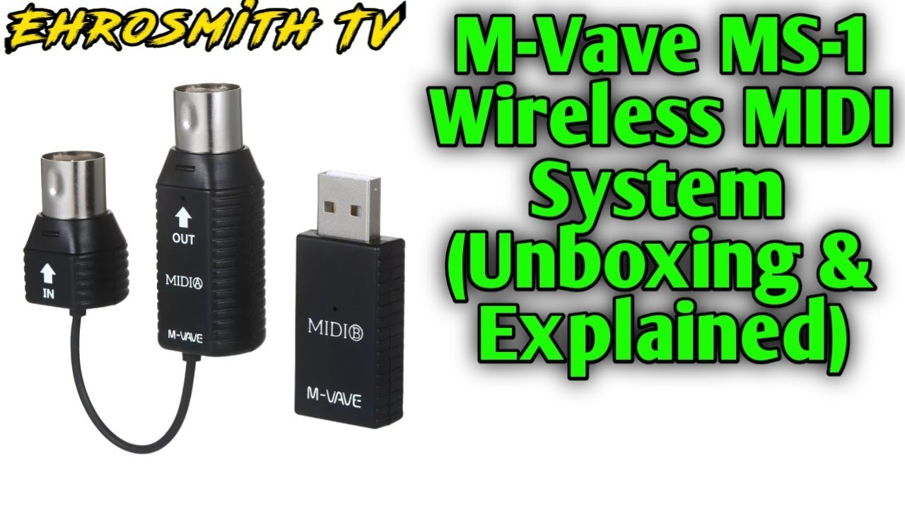 M-Vave MS-1 Wireless MIDI Receiver Unboxing and Explained Video | M-Vave Wireless MIDI System