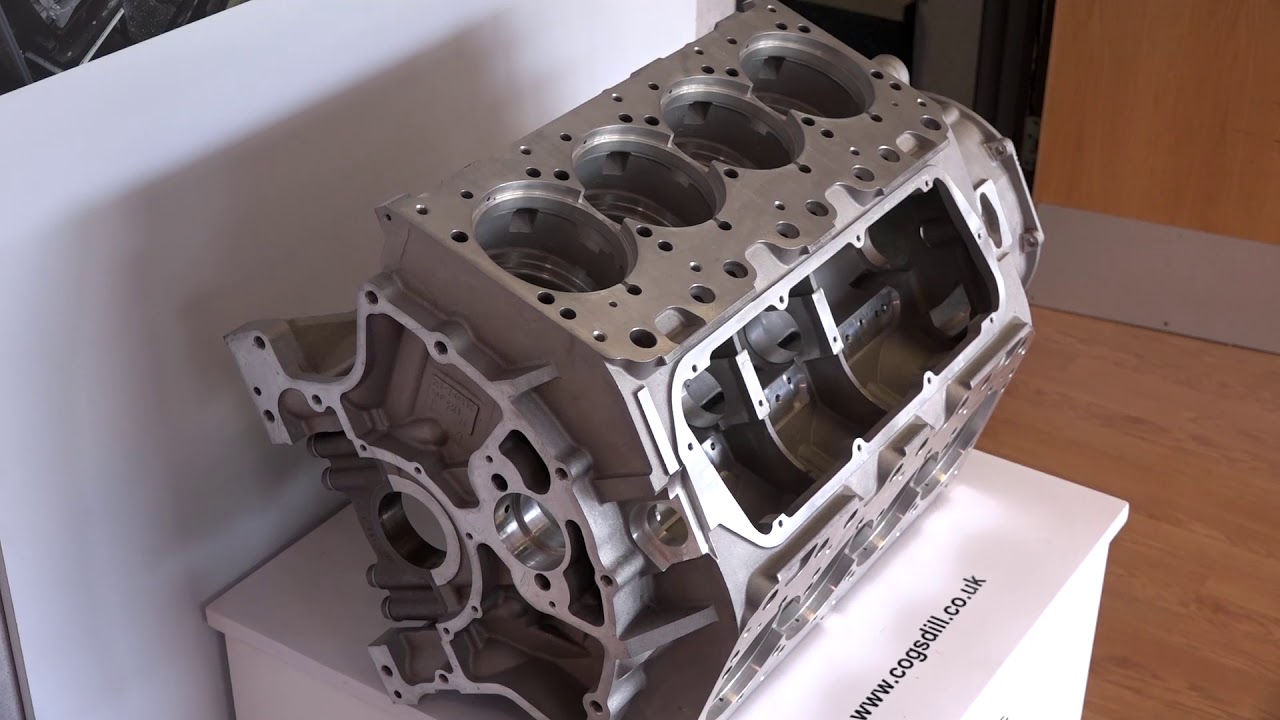 Bentley Engine Block manufactured using Cogsdill ZX Range at Grainger and Worrall