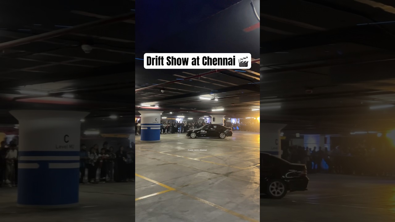 Drift Show at Chennai🎬#drift #drifting #driftcar #cardrifting #chennai #shorts #trending #viral