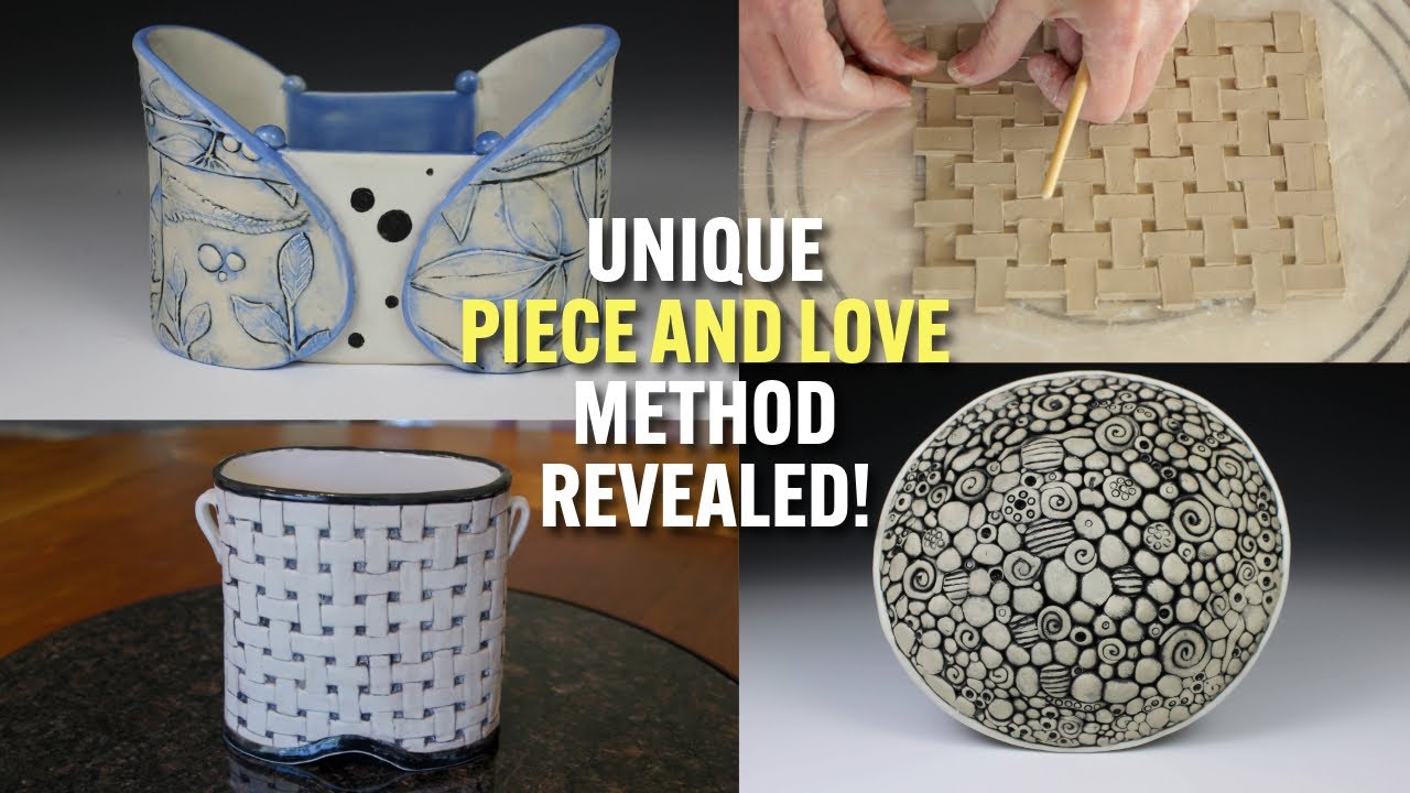 Piecing Textures for Great Pottery - NEW TECHNIQUE!