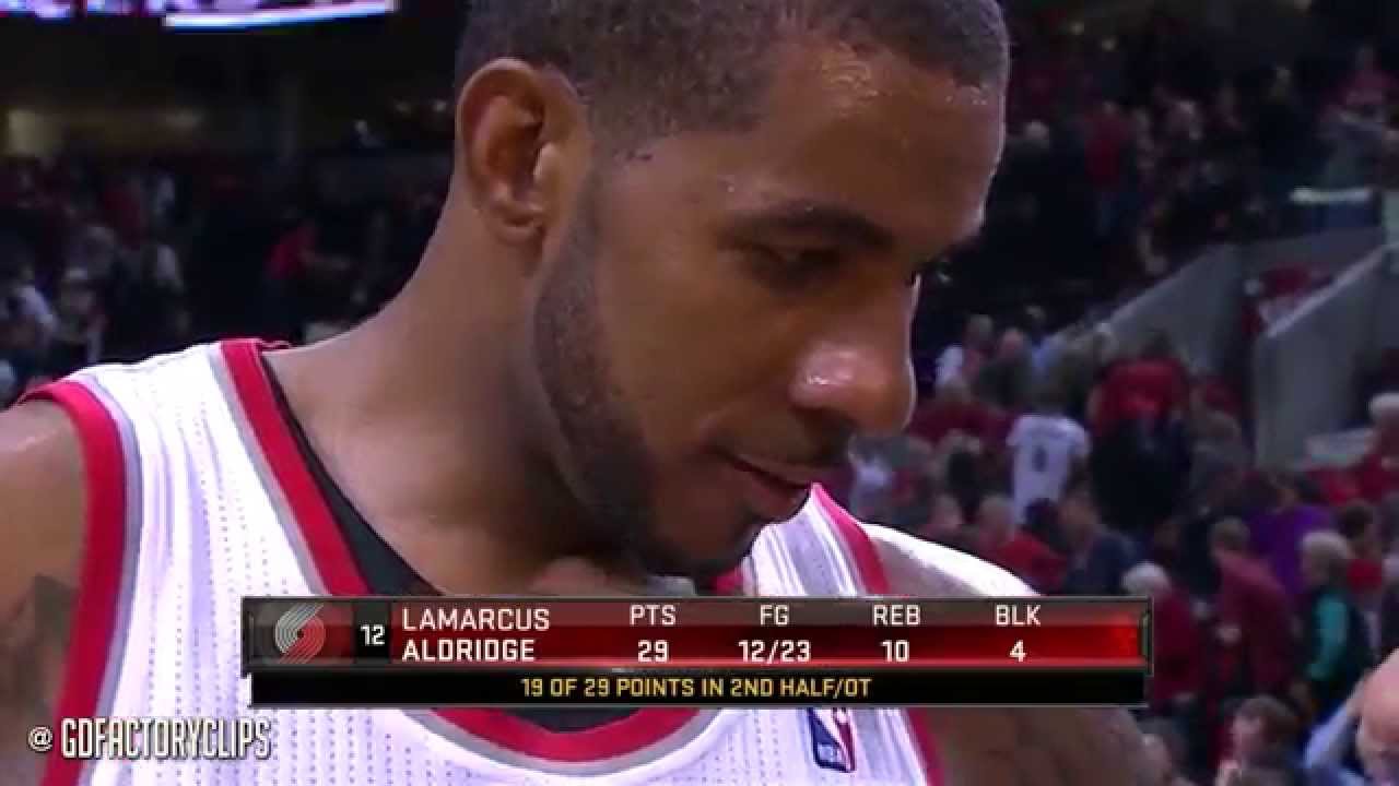 LaMarcus Aldridge Full Highlights vs Rockets 2014 Playoffs West R1G4 - 29 Pts, 10 Reb, 4 Blks