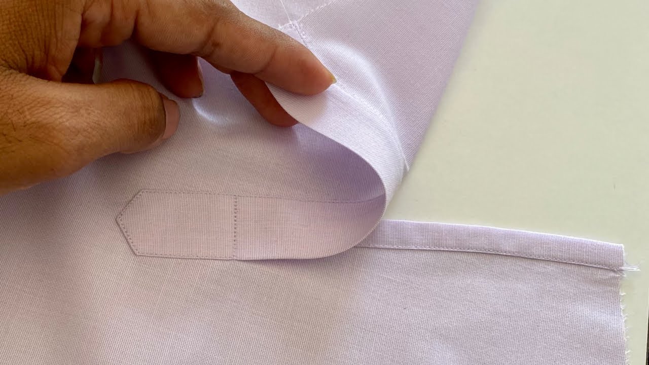 sew a professional sleeve plackets easy method || शर्ट की बाजू पट्टी बनाना सीखे फिनिशिंग के साथ