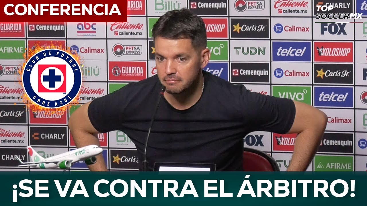 🔥 LE TIRA AL ÁRBITRO | NICOLÁS LARCAMÓN en cONFERENCIA tras DERROTA de CRUZ AZUL vs XOLOS