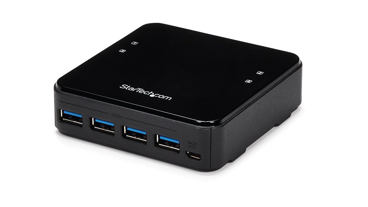4X4 USB 3.0 Peripheral Sharing Switch - HBS304A24A | StarTech.com