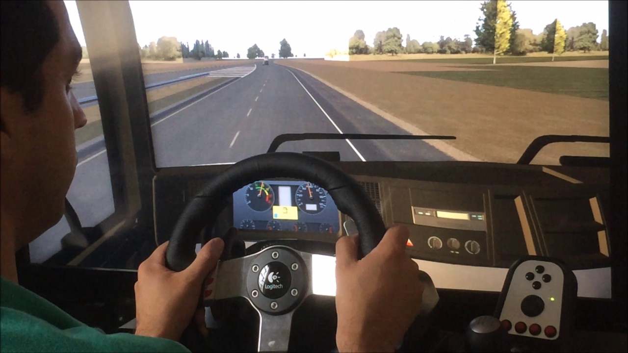 Heavy Truck Simulator - Real POV - Playing on PC.