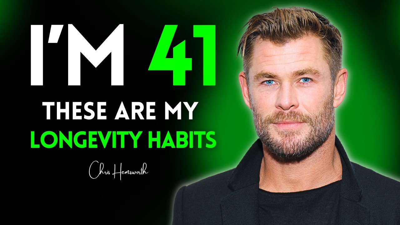 Chris Hemsworth (41) Still Looks 25! My Longevity Habits