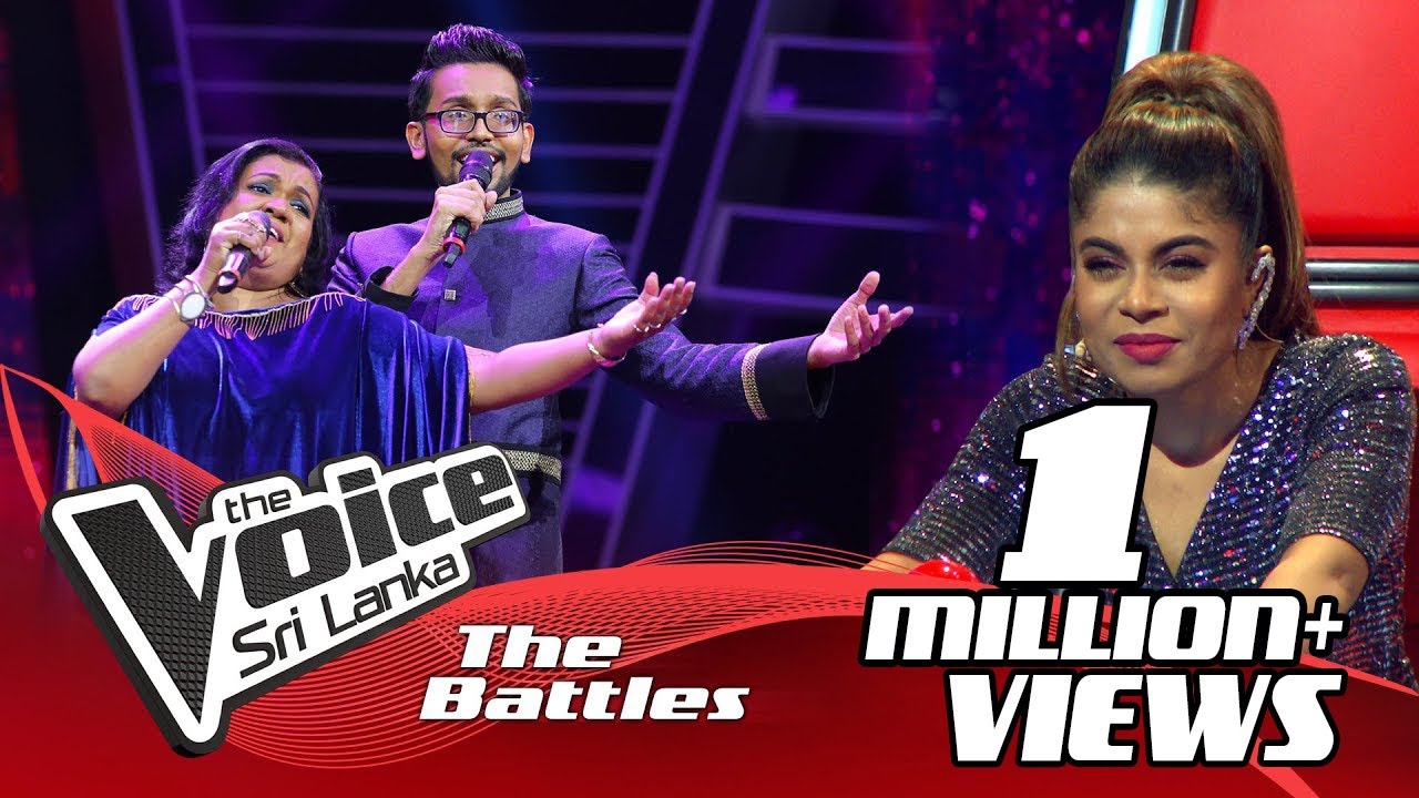The Battles : Harith Wijeratne V Ganga Abeynayake  | Sandak Nagi (සඳක් නැගී) | The Voice Sri Lanka