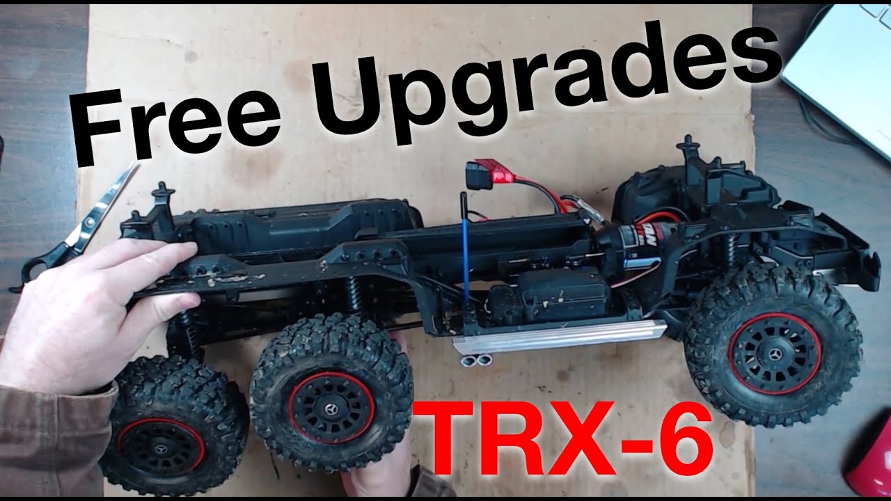 Обновления Traxxas TRX-6, часть 1. Бесплатные обновления для Traxxas TRX6 #rccars #rccrawlers #rc...