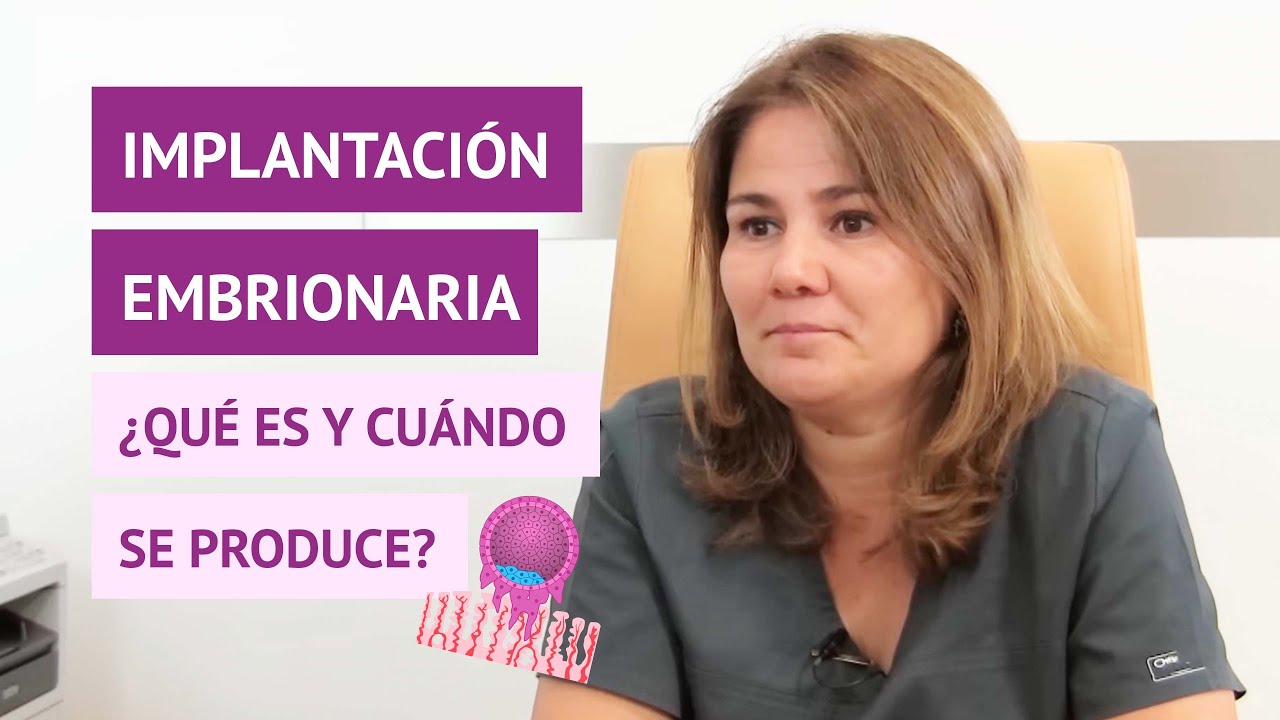Implantaci&oacute;n embrionaria