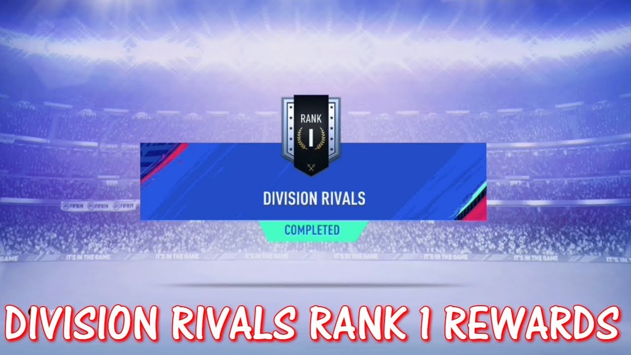 RANK 1 DIVISION RIVALS REWARDS (DIVISION 6) || FIFA 19 || JO5HU4